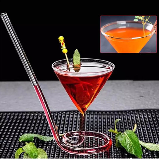 Spiral Cocktail Glass